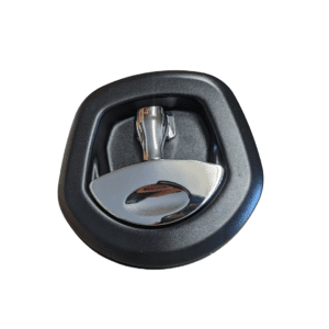 COMPRESSION LOCK, BLACK HANDLE, CHROME T, J201 KEY